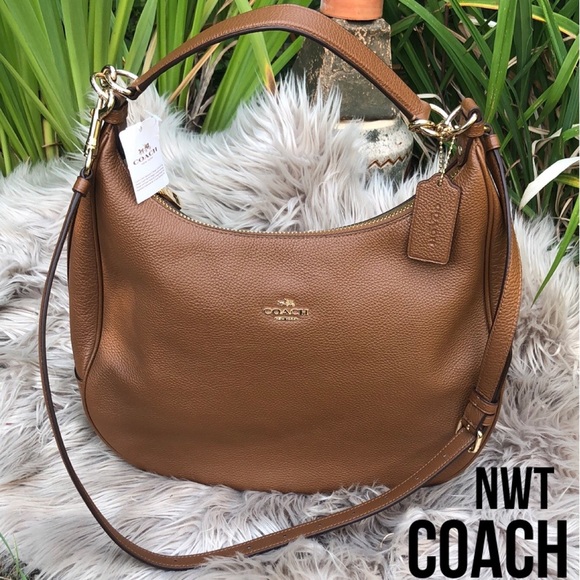 Coach Handbags - 2x HP🎉-NWT-Coach leather Harley “Hobo” purse